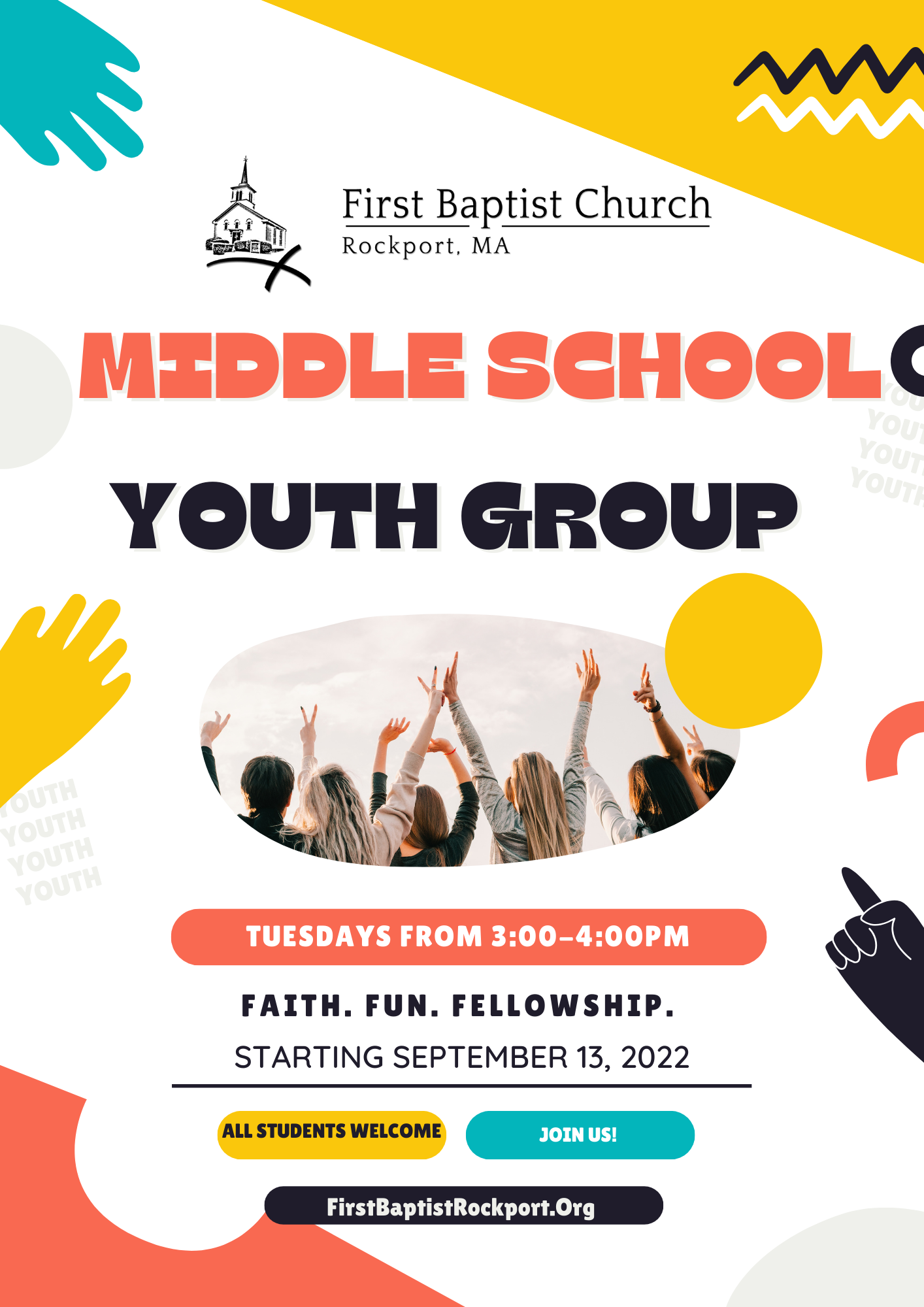 Middle School Youh Group | First Baptist Church of Rockport